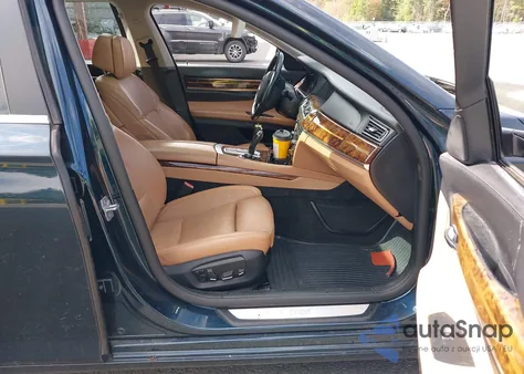 2013 BMW 750Li xDrive из США, поврежденный, VIN WBAYF8C51DD141386